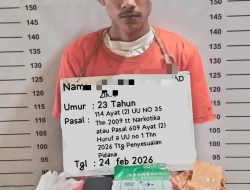 Satres Narkoba Polres Labuhanbatu Gagalkan Peredaran 1 Kg Sabu, Kurir Antar provinsi Ditangkap di Bilah Hulu