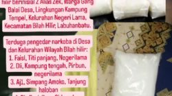 Peredaran Sabu Diduga Terpusat di Kampung Tempel Negeri Lama, Nama AM dan ZEK Mencuat