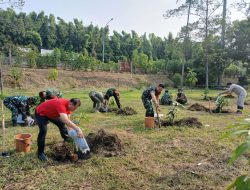 Peringati Hari Bumi, Koramil-02/Penjaringan Bersama 3 Pilar Tanam 1.000 Pohon Buah