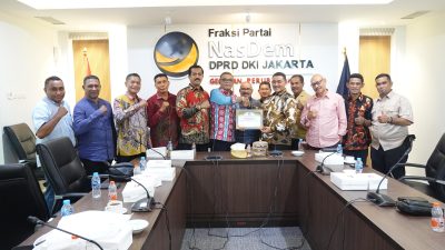 Silaturahmi Panitia Hatuhaha–Tuhaha dan Ongen Sangaji di DPRD DKI Jadi Energi Baru Kebersamaan Warga Maluku di Jakarta