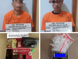 Dua Terduga Penyalahguna Sabu Ditangkap di Pangkatan, Polisi Kembangkan Dugaan Pemasok