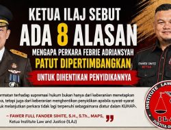 Ketua ILAJ Sebut Ada 8 Alasan Mengapa Perkara Febrie Adriansyah Patut Dipertimbangkan untuk Dihentikan Penyidikannya
