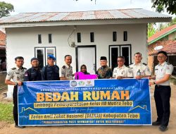 Dari Kepedulian Menjadi Aksi, Lapas Muara Tebo dan Baznas Kabupaten Tebo Gelar Bedah Rumah