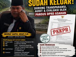 Akhmat Saipul Sirait, S.H. Desak DPRD Asahan Audit dan Evaluasi Penerbitan PKKPR PT Bakrie Sumatera Plantations Tbk