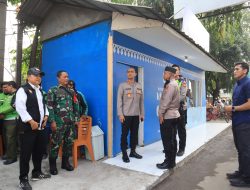 Polsek Bekasi Barat Berikan Pelayanan Pengamanan Giat Masyarakat di Pos Pam Sumber Arta